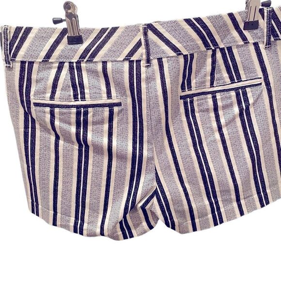 #7 Old Navy Blue And Grey Striped Shorts - Picture 2 of 4